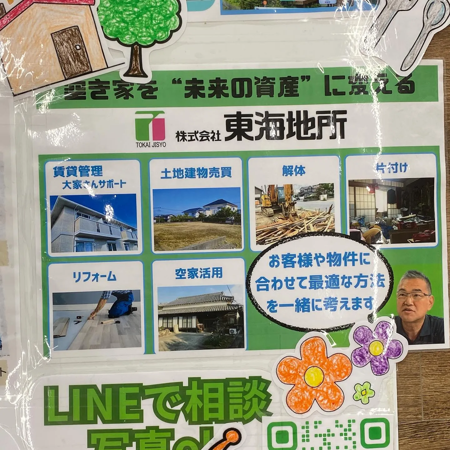 【モッテコリン×東海地所のご案内ボードができました!】